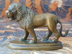 Mooi antiek Oosters brons beeldje van een leeuw 7,5 cm., Ophalen of Verzenden