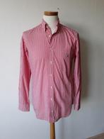 Gant overhemd rood/wit mt S, Kleding | Heren, Overhemden, Verzenden, GANT, Halswijdte 39/40 (M), Zo goed als nieuw