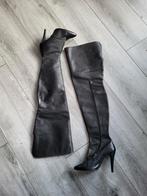 Leren Hoge Laarzen - Maat 41 - Zwart, Kleding | Dames, Zwart, Ophalen of Verzenden, Zo goed als nieuw, Hoge laarzen