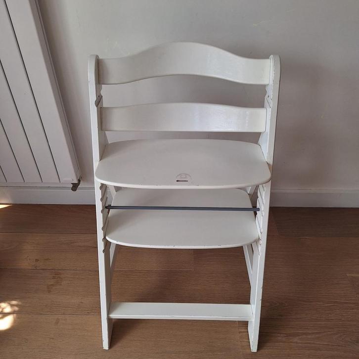 Complete Hauck Kinderstoel Alpha+ met bouncer deluxe en tray, Kinderen en Baby's, Wipstoeltjes, Gebruikt, Wipstoel, Overige merken