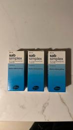 Sab simplex 3x 30ml (THT 01/27), Ophalen of Verzenden, Nieuw, Overige typen