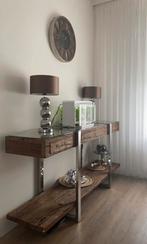 Railway Set: Tafelset + Lampen & Klok (Gratis), Gebruikt, 100 tot 150 cm, Ophalen of Verzenden, Glas