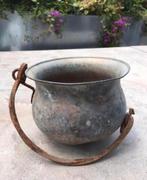 Oude Koperen Pot / Bloempot, Ophalen of Verzenden, Koper