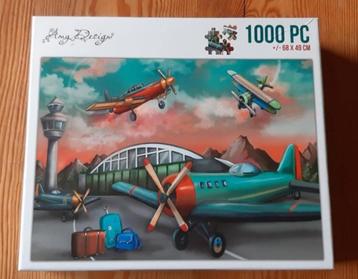 Amy Design Puzzel - Vliegtuigen - puzzel beschikbaar voor biedingen