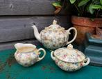 Antiek servies compleet springend hert Plazuid Miekje's, Antiek en Kunst, Ophalen