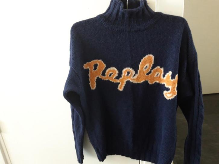 Replay Coltrui / 100% Shetland Wool Winter Trui., Kleding | Heren, Truien en Vesten, Zo goed als nieuw, Maat 52/54 (L), Overige kleuren