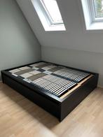 Ikea Malm 140 x 200 cm, Huis en Inrichting, Ophalen, Zwart, Tweepersoons, 140 cm