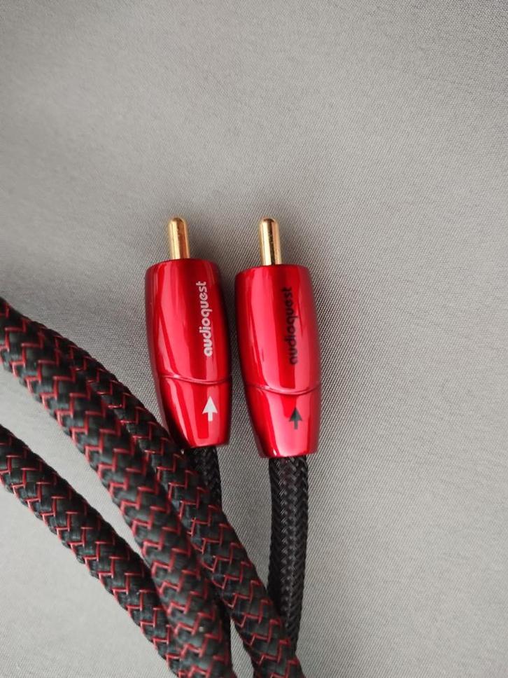 AudioQuest Golden Gate 2,0mtr als nieuw, Audio, Tv en Foto, Audiokabels en Televisiekabels, Zo goed als nieuw, Interlink-kabel