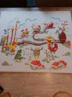 Geborduurd schilderij, Ophalen of Verzenden, Minder dan 50 cm, Schilderij, Minder dan 50 cm