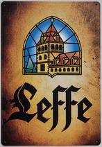 Leffe bier old look reclamebord van metaal wandbord deco