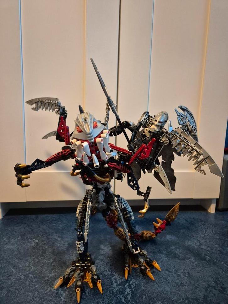 Bionicle Vezon & Kardas, Kinderen en Baby's, Speelgoed | Duplo en Lego, Zo goed als nieuw, Lego, Complete set, Ophalen of Verzenden