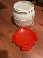 Curtec 10L Vat - Rode Deksel, Waterdicht, Ophalen, Zo goed als nieuw, Toebehoren, Minder dan 15 m²