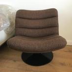 Vintage Artifort 506 Geoffrey Harcourt fauteuil bruin stof, Huis en Inrichting, Fauteuils, Ophalen, Gebruikt, 75 tot 100 cm, Nvt
