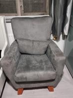 Fauteuil / stoel en poef, Ophalen, Gebruikt