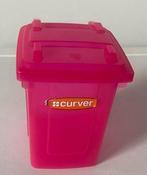 Roze mini afvalcontainer Curver op wieltjes. H.13 cm.B.8 cm., Ophalen of Verzenden, Zo goed als nieuw