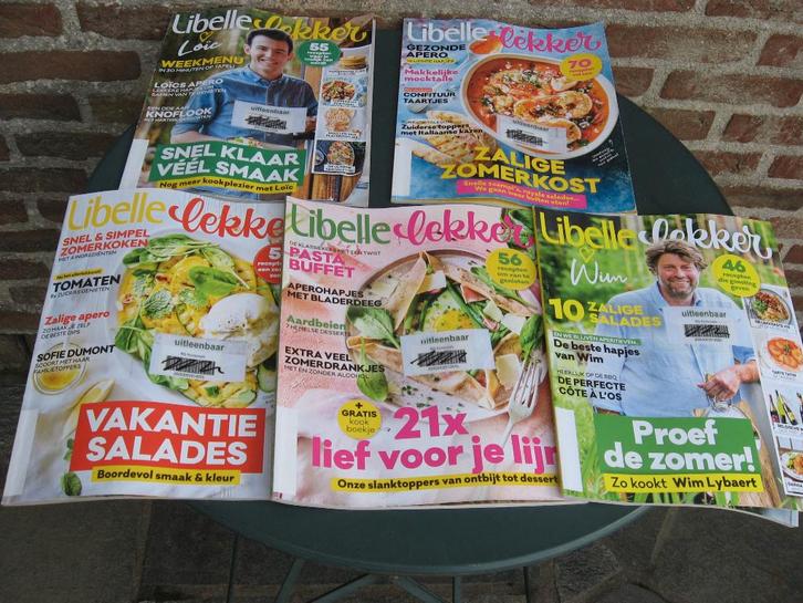 10 tijdschriften: libelle lekker - jaargang 2022, Boeken, Tijdschriften en Kranten, Gelezen, Damesbladen, Verzenden