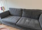 Jeans grijze kussenbank, Huis en Inrichting, Banken | Bankstellen, Ophalen, Gebruikt, Driepersoons, 75 tot 100 cm
