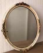 Brocante ovalen spiegel, Ophalen, Overige vormen, 50 tot 100 cm