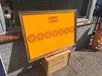 Vintage Shell Emaille Reclamebord, Verzamelen, Merken en Reclamevoorwerpen, Reclamebord, Gebruikt, ., Ophalen of Verzenden
