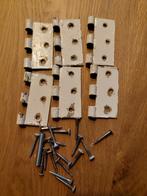 Partij Scharnieren, Doe-het-zelf en Verbouw, Hang- en Sluitwerk, Ophalen of Verzenden, Gebruikt, IJzer, Scharnier