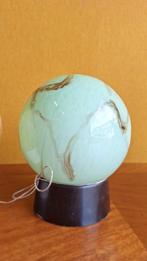Vintage thabur lamp, Art deco, plafonnière, bakeliet, Gebruikt, Vintage, Ophalen of Verzenden, Glas