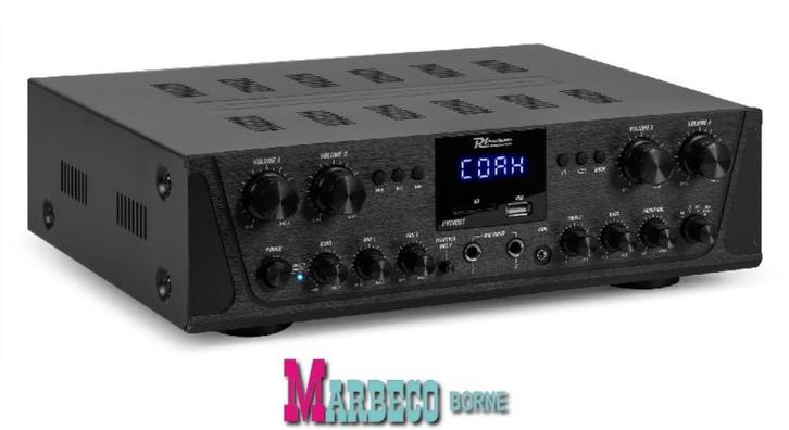 Versterker, Audio amplifier, Bluetooth, USB, SD, MP3, 4-zone, Muziek en Instrumenten, Instrumenten | Toebehoren, Nieuw, Overige instrumenten