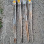 Metpost Paalhouders 7x7 cm Gegalvaniseerd (4 stuks), Ophalen, Gebruikt, Minder dan 3 meter, Minder dan 1 meter