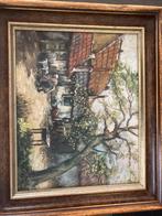 Romantisch schilderij op doek, Ophalen of Verzenden