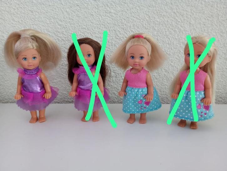 2 EVI LOVE Poppetjes van Simba Toys, Verzamelen, Poppetjes en Figuurtjes, Gebruikt, Ophalen of Verzenden