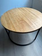 Te koop Bijzettafel/salontafel steelwood - seasoned brown, Huis en Inrichting, Tafels | Salontafels, Ophalen, 50 tot 100 cm, Rond