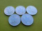 5x 1 oz zilver, Canada Maple Leaf 2016, Ophalen of Verzenden, Zilver