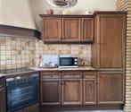 Mooie bruine keuken, Huis en Inrichting, Keuken | Complete keukens, Ophalen, Gebruikt, Bruin