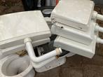 5x Stortbak Toilet - Gebruikt, Doe-het-zelf en Verbouw, Ophalen of Verzenden, Gebruikt, Toilet