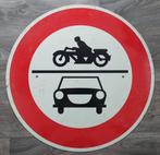 1970-1975 Groot Metalen Verkeersbord Verbodsbord Auto Motor, Nvt., Gebruikt, Ophalen of Verzenden, Hoenig Schilderfabrik