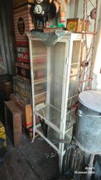 Vintage Apothekerskast -vitrine Origineel Oud met Extra Slot, Antiek en Kunst, Ophalen