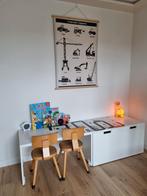 2 vintage kleuter stoeltjes, Kinderen en Baby's, Kinderkamer | Tafels en Stoelen, Ophalen, Gebruikt, Stoel(en)