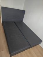 Box Spring, Huis en Inrichting, Slaapkamer | Boxsprings, 190 cm of minder, 140 cm, Zo goed als nieuw, Zwart