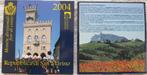 San Marino BU set 2004 - Bartolomeo Borghesi, Postzegels en Munten, Munten | Europa | Euromunten, Verzenden, San Marino, Overige waardes