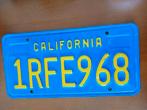 License plate California Californië usa kentekenplaat, Ophalen of Verzenden, Zo goed als nieuw, Auto's