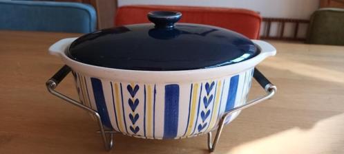Vintage/Retro OVENSCHAAL van Sphinx Maastricht. Met Houder., Huis en Inrichting, Keuken | Servies, Schaal of Schalen, Aardewerk