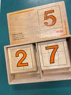 Houten Cijferpuzzels Edúco, Kinderen en Baby's, Speelgoed | Kinderpuzzels, Gebruikt, Van hout, 4 tot 6 jaar, Meer dan 50 stukjes
