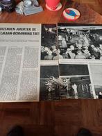 Artikel herdenking 25 jaar Pelikaanvlucht 1958, Ophalen of Verzenden, Zo goed als nieuw, Kaart, Foto of Prent