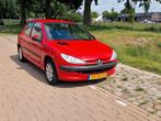 Peugeot 206 1.4 5D 2006 Rood, Auto's, Voorwielaandrijving, Zwart, 4 cilinders, USB