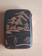 Vintage (Lucifer) Blikje Vesta etui, Antiek en Kunst, Ophalen of Verzenden