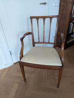 Houten stoel met armleuningen, Antiek en Kunst, Ophalen