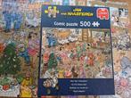 Jan van Haasteren puzzel, ,,op het nieuwe jaar,, 500 stukjes, Ophalen of Verzenden, 500 t/m 1500 stukjes, Gebruikt, Legpuzzel