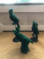Leuke velourse kaketoe en 2 vogels, Ophalen of Verzenden, Zo goed als nieuw