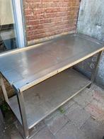 Rvs werktafel, Doe-het-zelf en Verbouw, Werkbanken, Ophalen, Gebruikt, 120 tot 170 cm