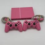 SONY SCPH-77004 PS2 Console Slim - Rozé - met 2 controllers, Spelcomputers en Games, Ophalen of Verzenden, Zo goed als nieuw, Met 2 controllers