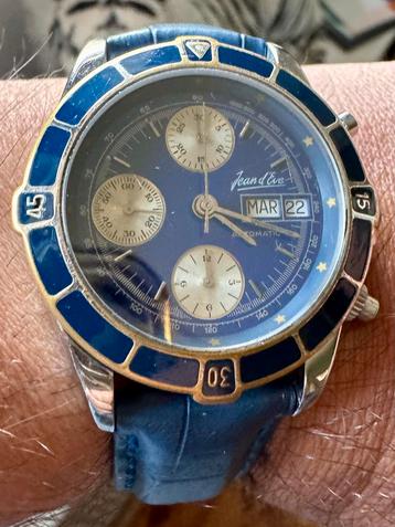 Vintage Jean d’Eve chrono automatic uit 1984 izgst beschikbaar voor biedingen